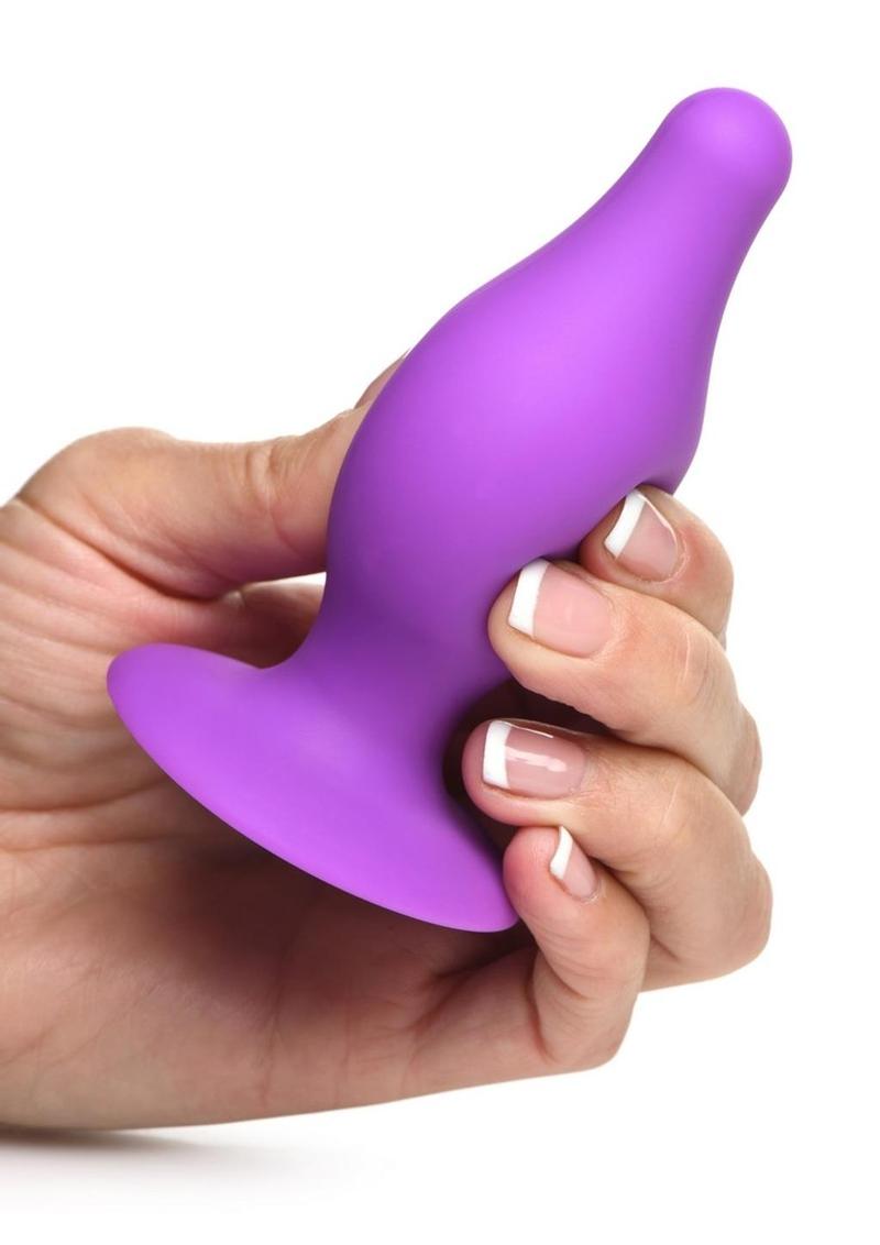 Squeeze-It Squeezable Tapered Small Anal Plug Flexible Silicone