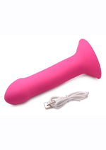 Squeeze It Vibrating 10X Squeezable Rechargeable Dildo