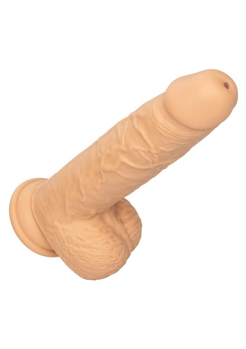 Squirting Fuck Stick Vibrating Silicone Dong with Suction Cup