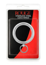 Stainless Steel Command Me Cock Ring - Silver - 50mm