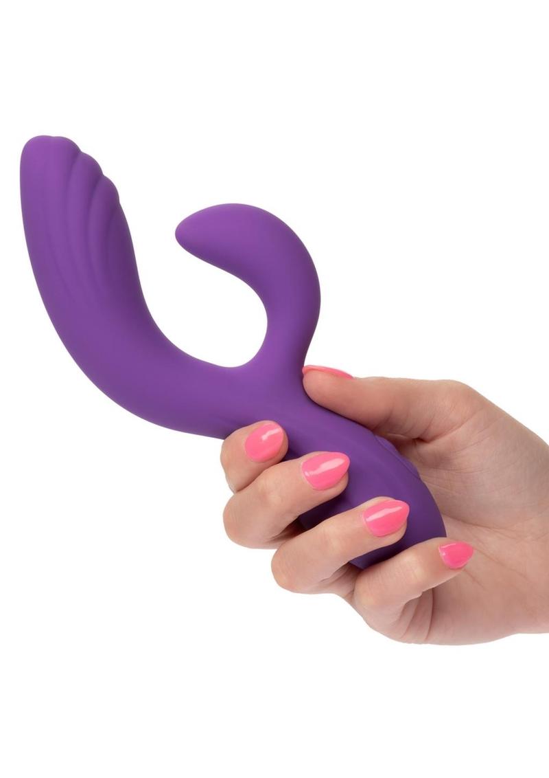 CalExotics Stella C Curve Dual Motor Liquid Silicone Vibrator