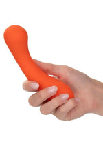 Stella Liquid Silicone G-Wand Rechargeable Vibrator in Orange by CalExotics