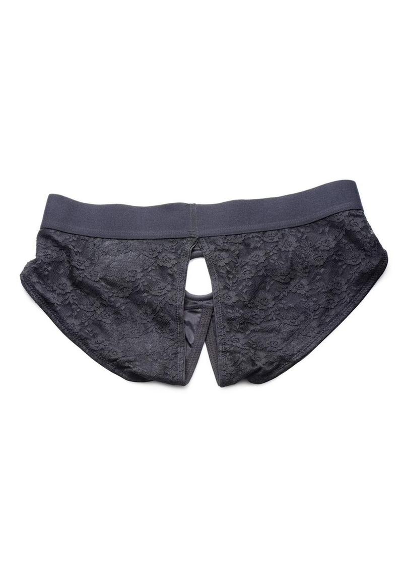 Strap U Lace Envy Crotchless Panty Harness