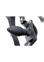 Strict Male Harness with Premium Silicone Anal Plug
