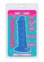Suga' Daddy Silicone Dildo - Blue - 5.5in