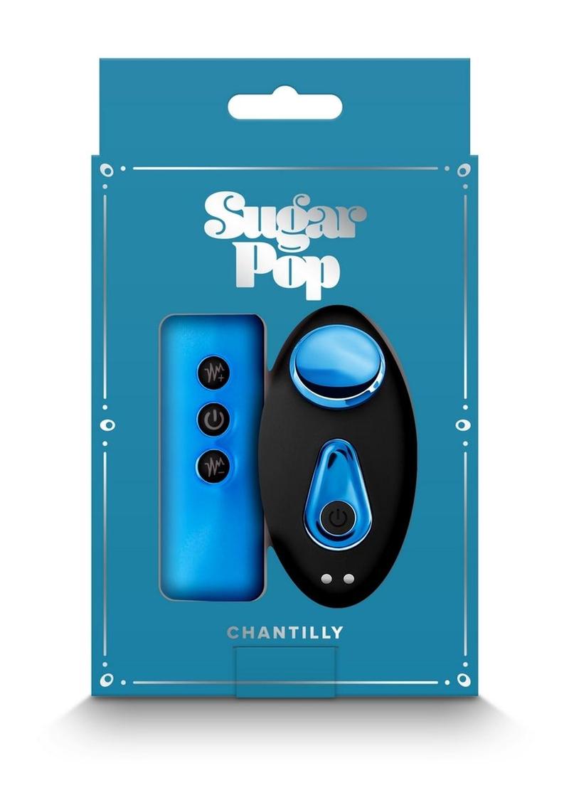 Sugar Pop Chantilly Rechargeable Silicone Panty Vibe with Remote Control