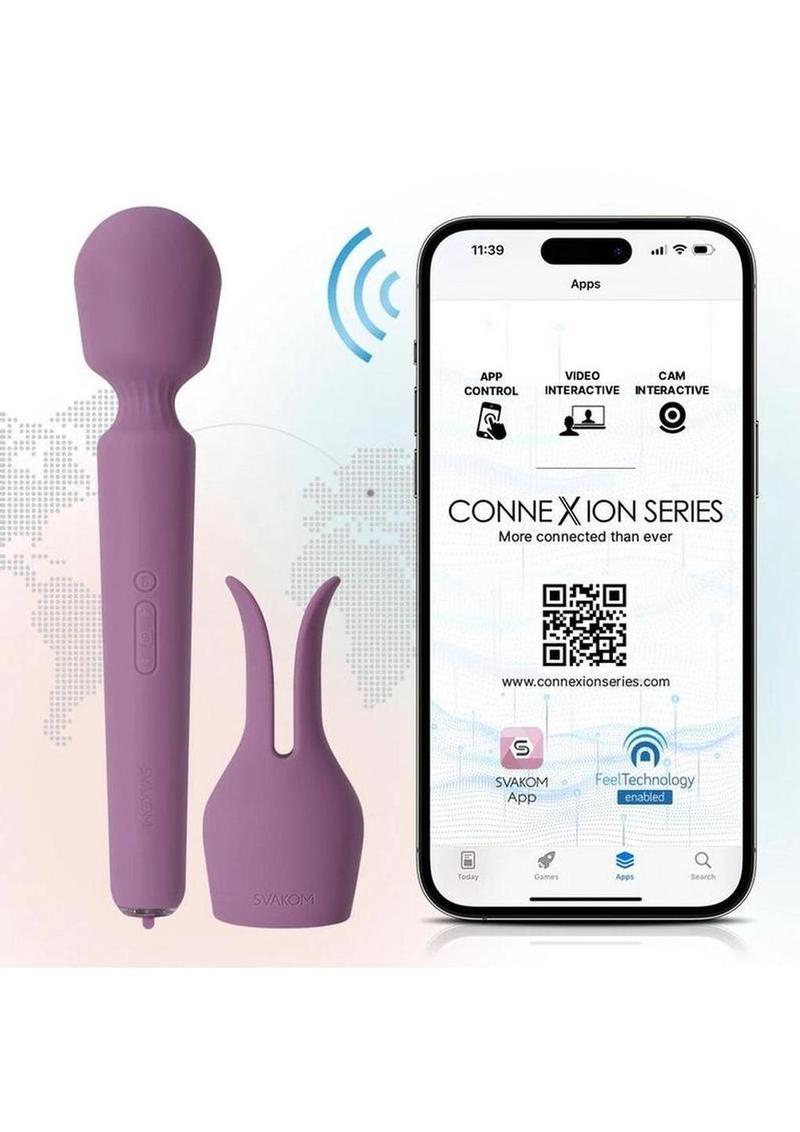Svakom Emma Neo 2 Wand Vibrator App-Controlled Silicone Massager