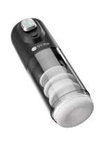 Svibe Ikon Spark Rechargeable Thrusting Rotating Masturbator - Black/Clear