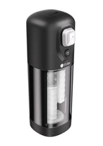 Svibe Ikon Volt Rechargeable Custom Vibrating Heating Masturbator - Black/Clear