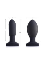 Swell 10x Inflatable Vibrating Silicone Rechargeable Prostate Plug with Remote Control -