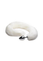 Tailz Extra Long Arctic Mink Tail Anal Plug Faux Fur Roleplay