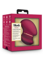The Blush Collection Riana Rechargeable Silicone Clitoral Stimulator - Mulberry - Wine