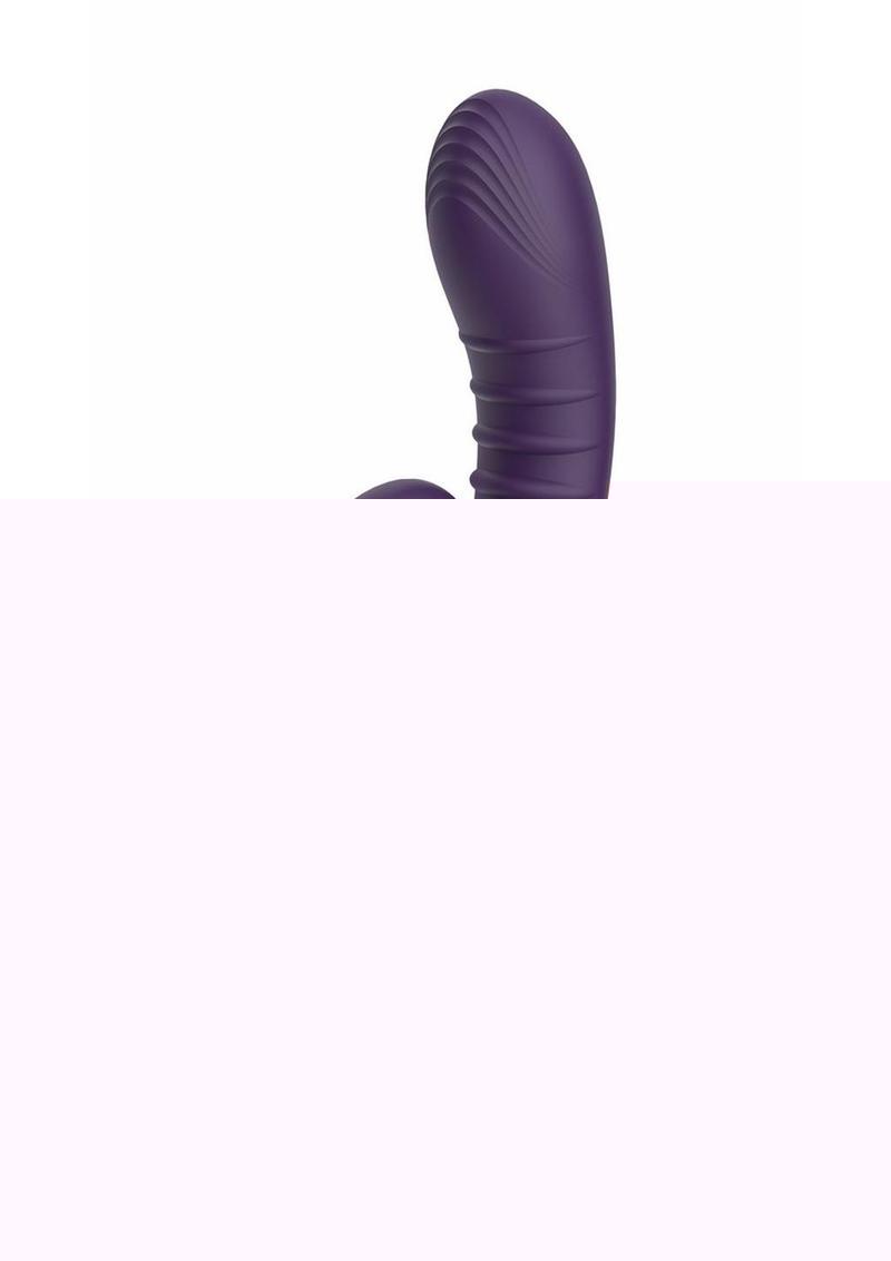 The Rabbit Company The Rolling Rabbit Rechargeable Silicone Vibrator - Purple