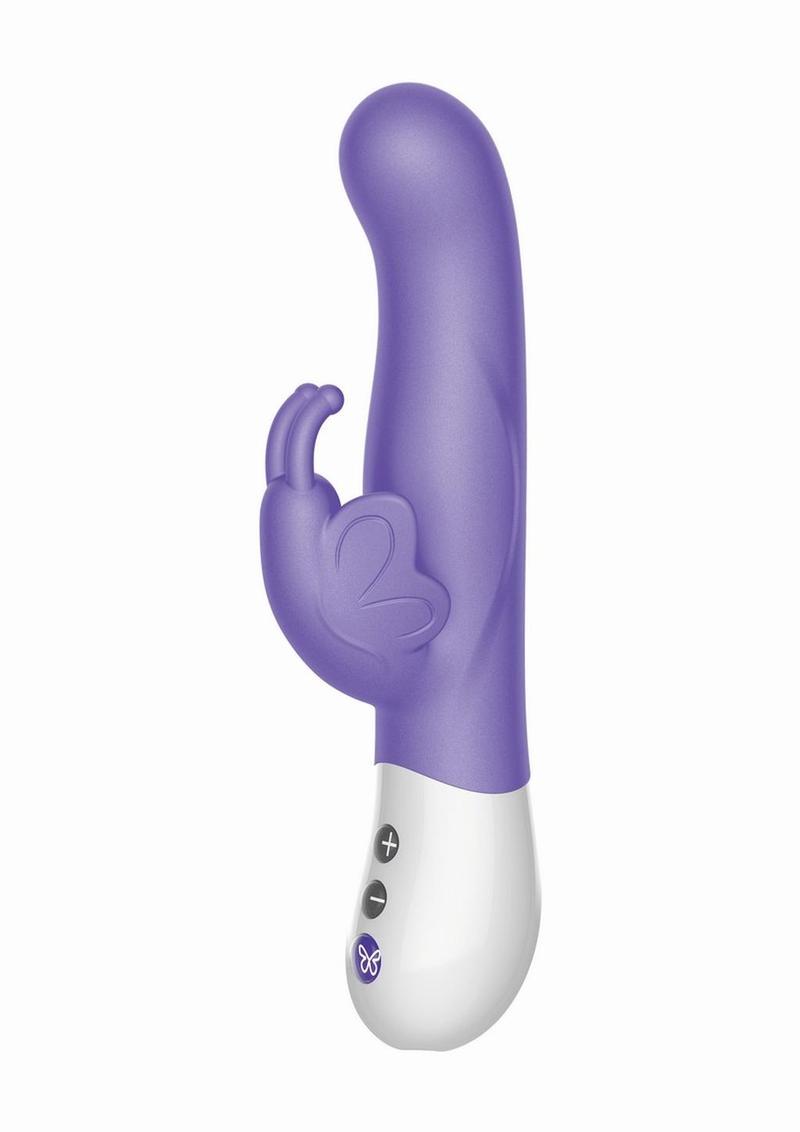 The Vibrating Dual Stim Butterfly Rechargeable Rabbit Vibrator