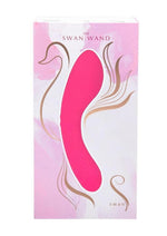 The Swan Wand Silicone Rechargeable Vibrator - Pink