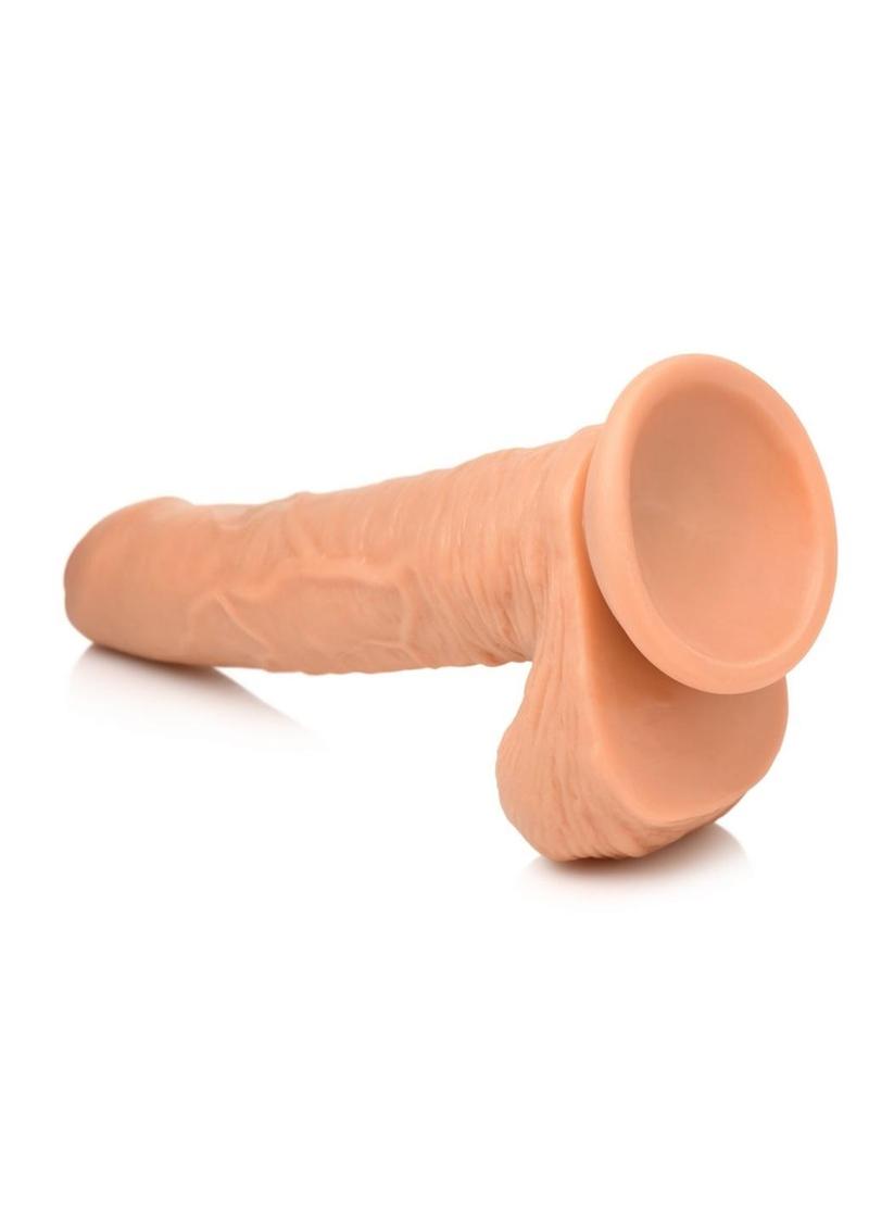Thinz Uncut Dildo with Balls Realistic Vanilla Dildo
