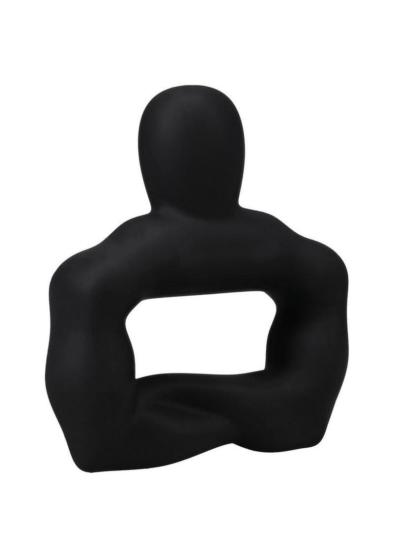 Titanmen Muscle Bound Cock Ring - Black - 42mm