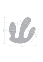 Together Blended Pleasure Triple-Pronged Vibrator