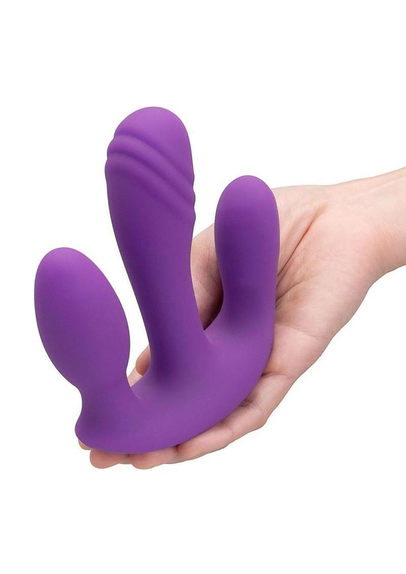 Together Blended Pleasure Triple-Pronged Vibrator
