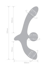 Together Double Tap Vibrating Strap-On