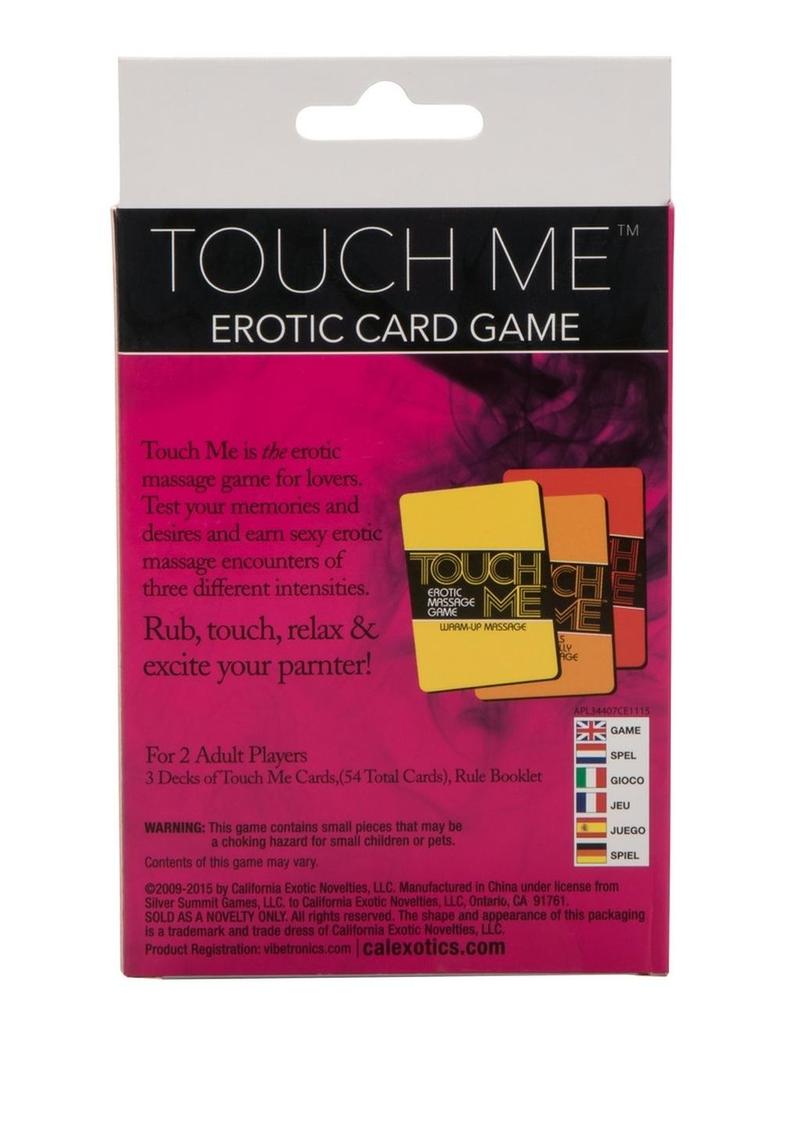 Touch Me Erotic Couples Card Game