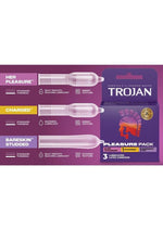 Trojan Pleasure Pack Condoms 3 Count