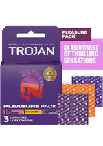 Trojan Pleasure Pack Condoms (3ct