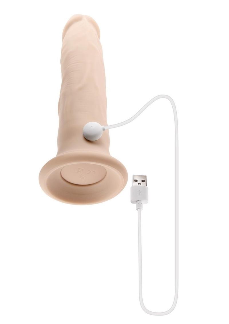 Evolved Twirl Jam Silicone Vibrating Dildo with Remote Control