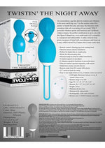 Twistin' The Night Away Silicone Rechargeable Remote Control Egg Vibrators