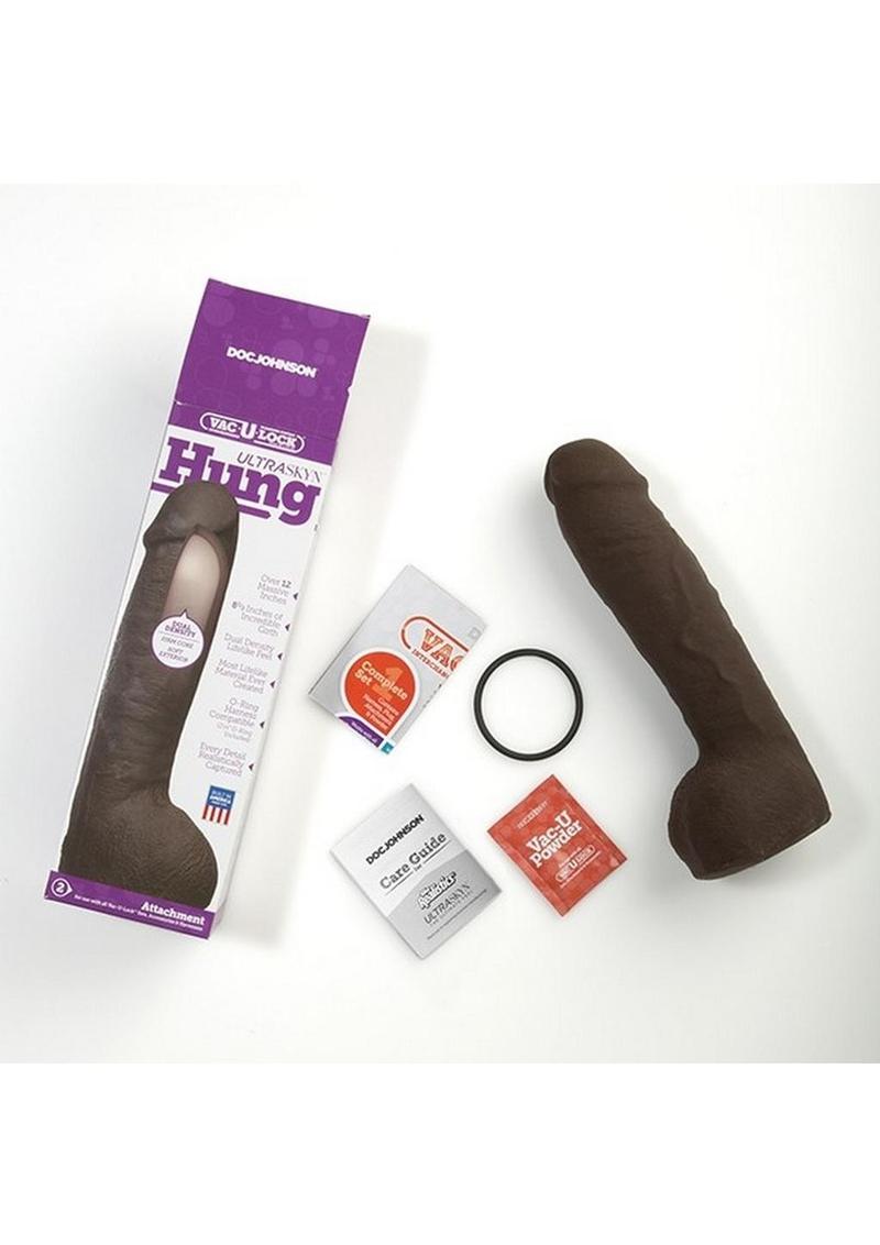 Vac-U-Lock Hung ULTRASKYN Dual Density Dildo