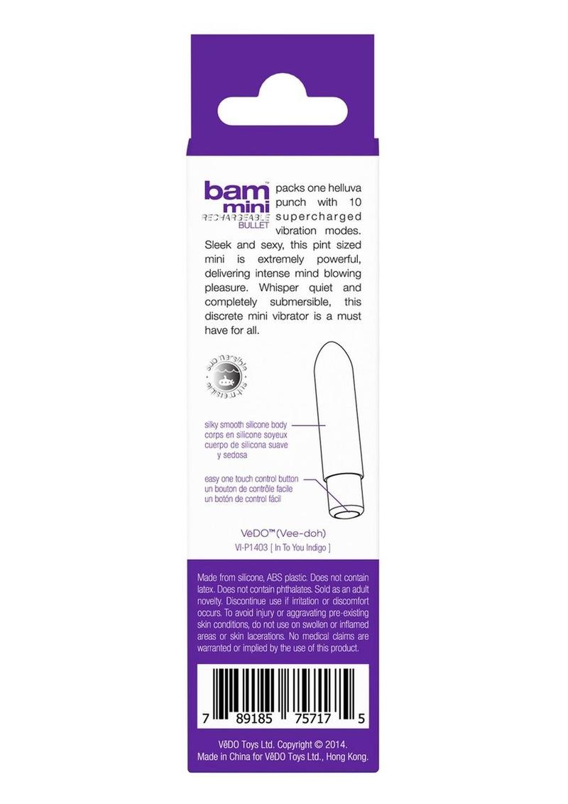 VēDO Bam Mini Bullet Vibrator