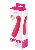 Vedo Gingi Rechargeable Silicone G-Spot Vibrator - Pink