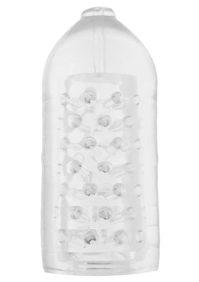 Vedo Hummer Max Textured Stimulation Sleeve - Clear