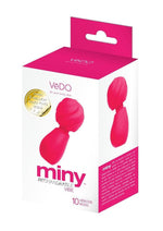 Vedo Miny Silicone Rechargeable Mini Wand Massager - Pink