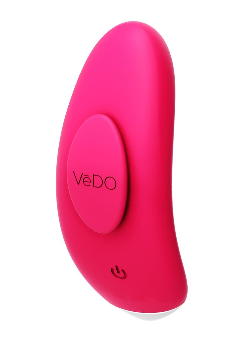 Vedo Niki Rechargeable Silicone Panty Vibe - Foxy - Pink
