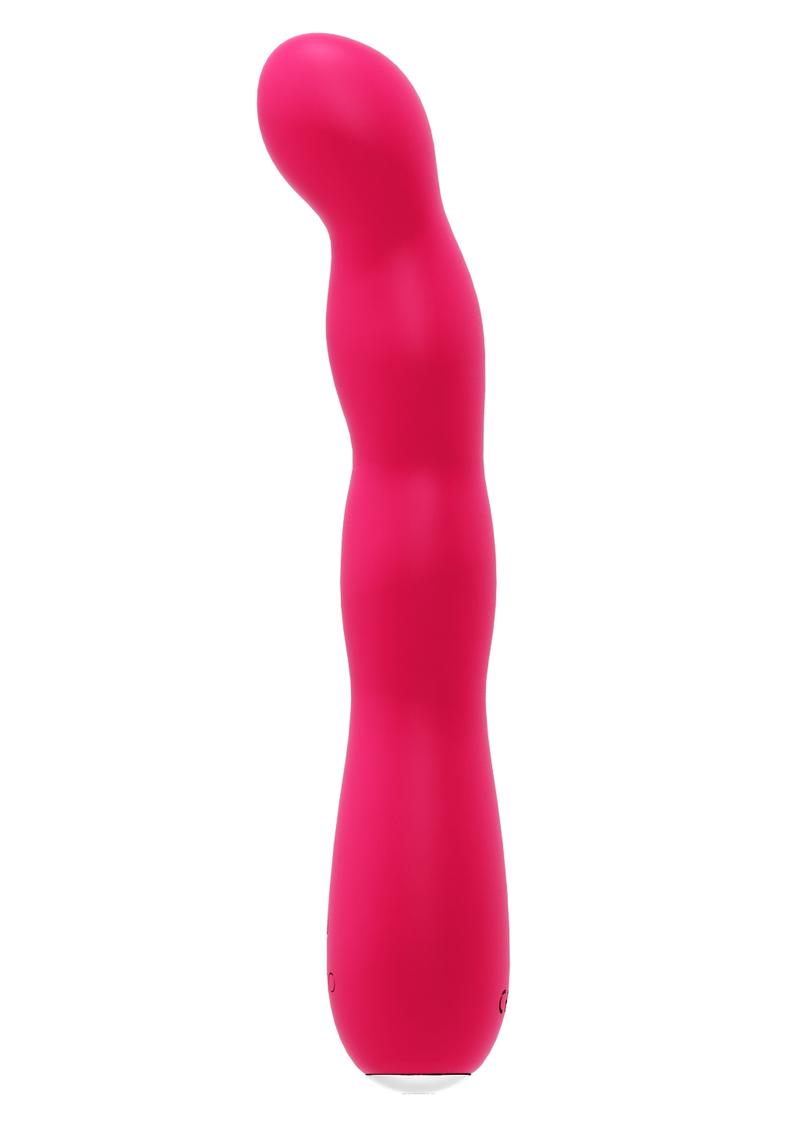 Vedo Quiver Plus Rechargeable Silicone Vibrator - Foxy - Pink