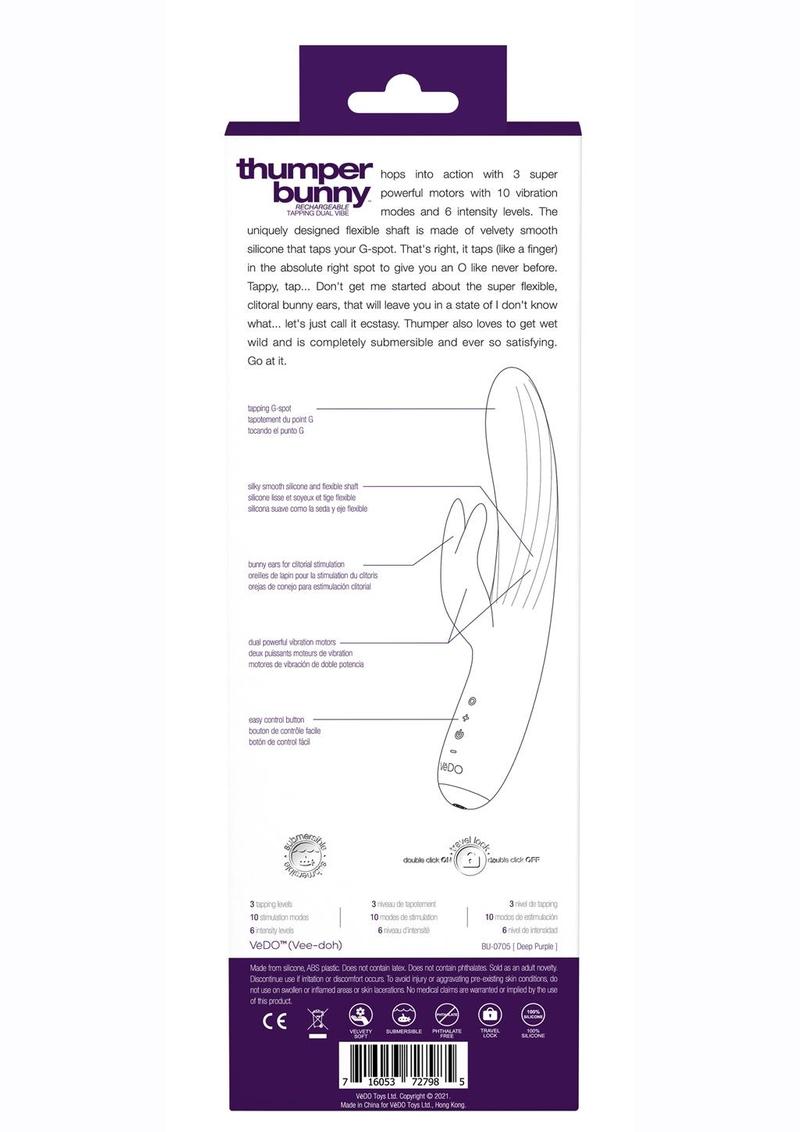 VēDO Thumper Bunny Dual Vibe