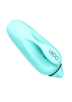 Vedo Vivi Rechargeable Silicone Finger Vibrator - Tease Me - Teal/Turquoise