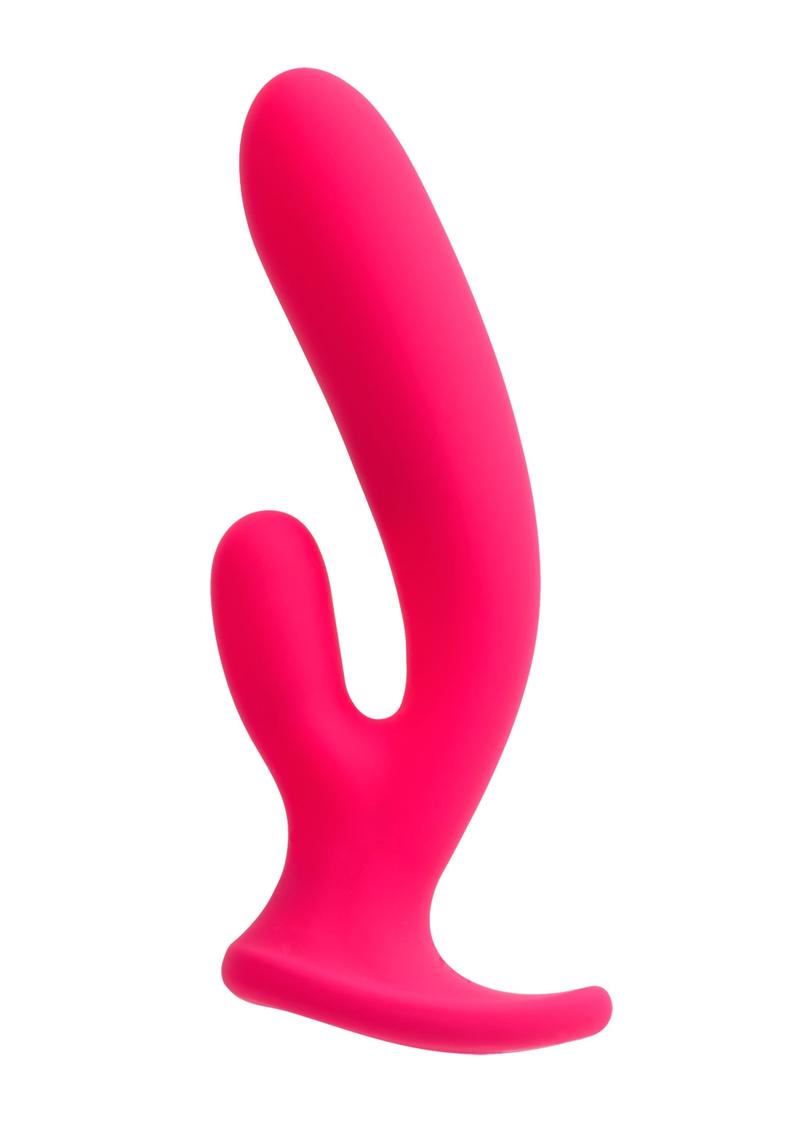 Vedo Wild Rechargeable Silicone Dual Vibrator - Pink