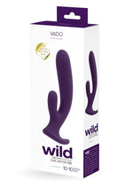 Vedo Wild Rechargeable Silicone Rabbit Vibrator - Purple