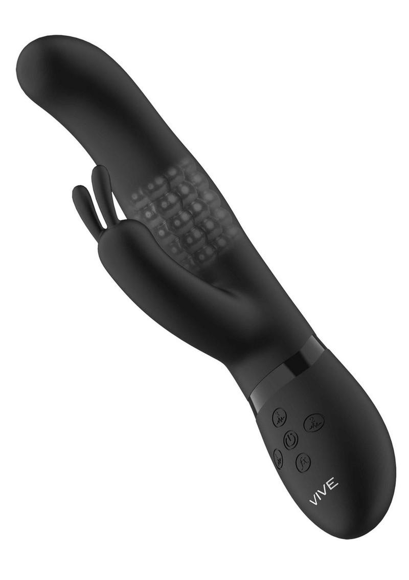 Vive Izara Triple-Action Rotating Beaded G-Spot Rabbit Vibrator