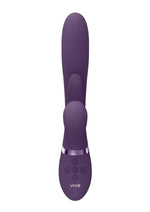 Triple Motor Thrusting G-Spot With Flapper and Air Wave Stimulation Vibrator