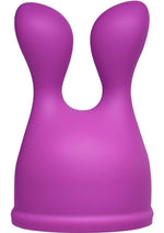 Wand Essentials Bliss Tips Dual Stimulation Silicone Attachment - Purple