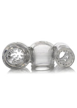 Wand Essentials Twin Turbo Strokers 2 in 1 Wand Attachment for Men