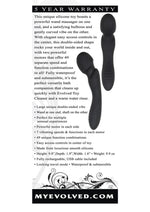 Wanderlust Silicone Dual-Sided Wand Massager