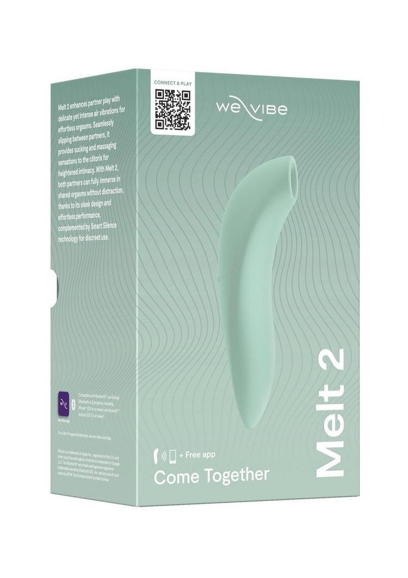 We-Vibe Melt 2 Rechargeable Silicone Couples Vibrator - Sage