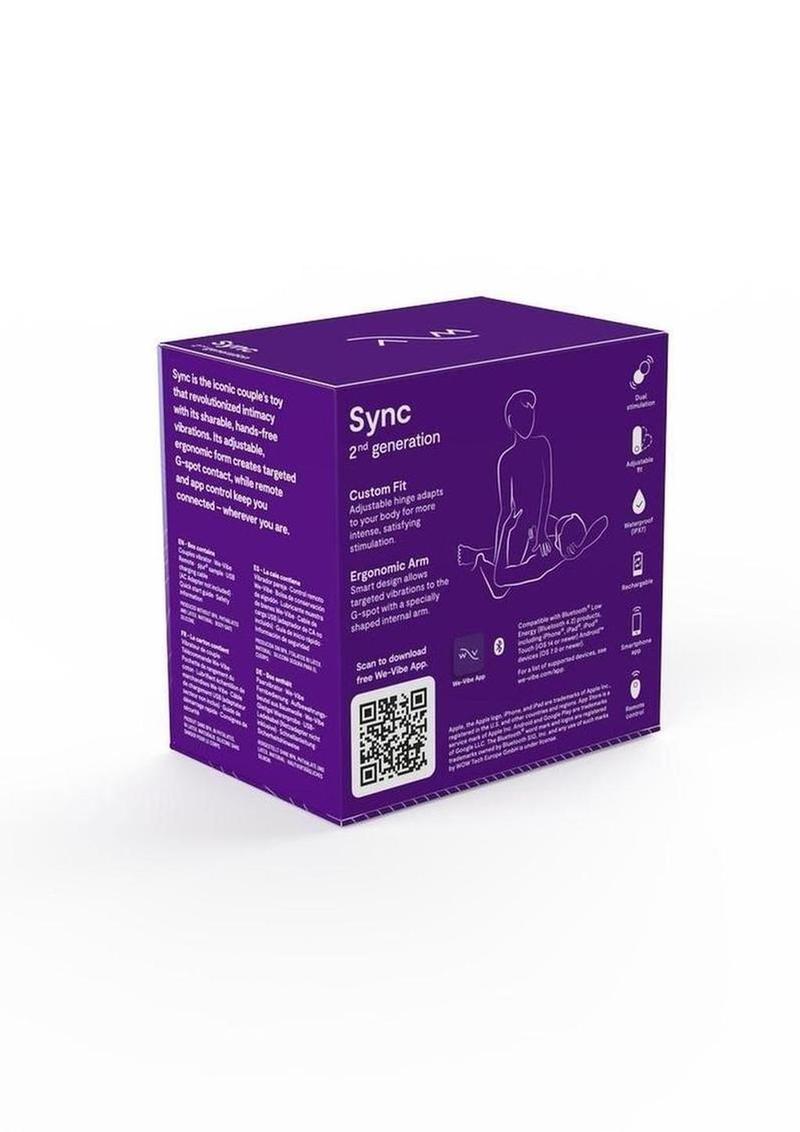 We-Vibe Sync 2nd Gen Couples Vibrator With Remote Control