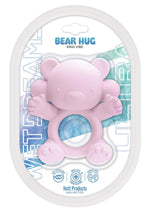Wet Dreams Bear Hug Rechargeable Silicone Cock Ring - Pink