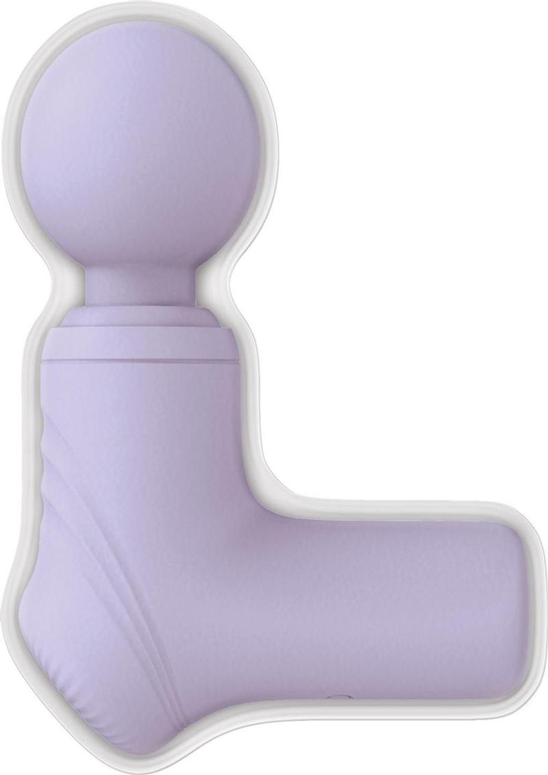 Wet Dreams Thumper Vibrating Silicone Rechargeable Massage Wand - Magenta/Pink