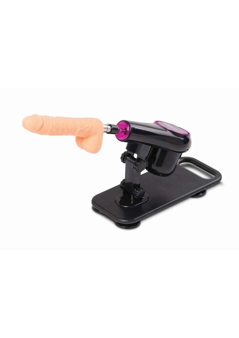 WhipSmart Angle Master Adjustable Sex Machine with Remote Control - Black